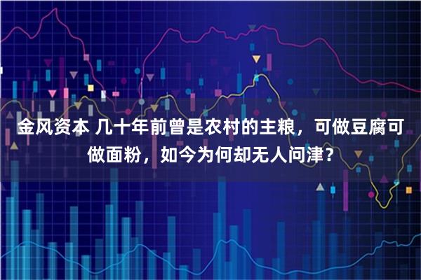 金风资本 几十年前曾是农村的主粮,可做豆腐可做面粉,如今为何却无人问津?